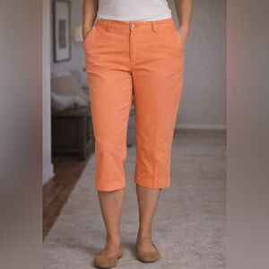 Tribal Women's Vibrant Orange Capris